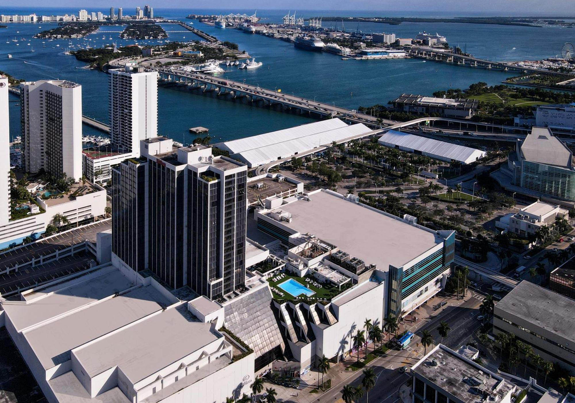 Hilton Miami Downtown Hotel Eksteriør billede